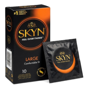 SKYN Large Prezerwatywy bez lateksu większy rozmiar XL 10 szt.