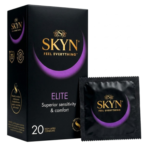 Prezerwatywy ultra cienkie SKYN Elite Manix nielateksowe nawilżane 20 szt.