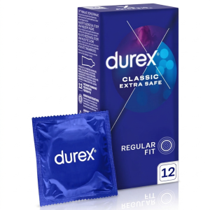 Durex Extra Safe Prezerwatywy pogrubione mocne nawilżane 12 szt.