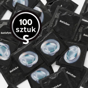 Prezerwatywy SATISFYER Dopasowane do rozmiaru S mniejsze 100 szt