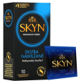 Prezerwatywy nawilżane SKYN Ekstra bez lateksu cienkie 10 szt.