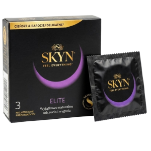 SKYN Elite Prezerwatywy bez lateksu ultra cienkie 3 szt.