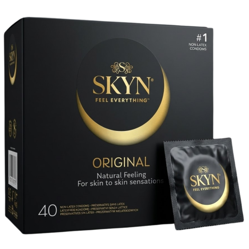SKYN Original Prezerwatywy bez lateksu cienkie klasyczne 40 szt.