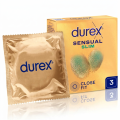 Durex Sensual Slim Prezerwatywy dopasowane cienkie XS 3 szt.