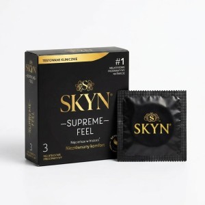 SKYN Supreme Feel Prezerwatywy ultra cienkie bez lateksu naturalne doznania 3 szt.