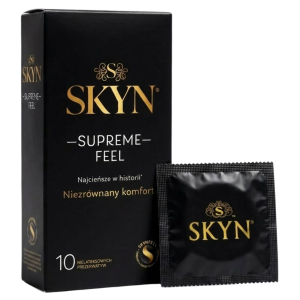 SKYN Supreme Feel Prezerwatywy bez lateksu ultra cienkie naturalne doznania 10 szt.