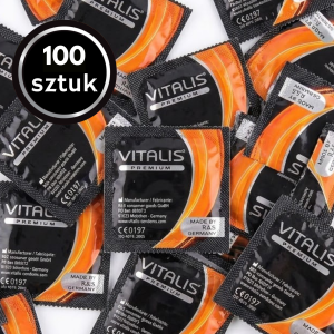 Prezerwatywy Vitalis Ribbed Prążkowane stymulujące 100 szt.