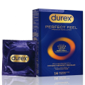 Durex Perfect Feel Cienkie prezerwatywy nawilżane bez lateksu 16 szt