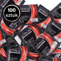 Prezerwatywy rozgrzewające Vitalis Stimulation & Warming stymulujące cienkie 100 szt.