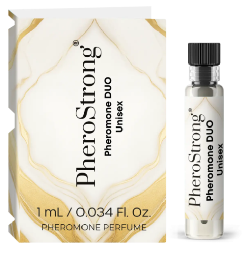 Perfumy z feromonami uniwersalne świeże kwiatowe cytrusowe unisex PheroStrong Duo 1ml