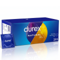 Durex Natural XL Prezerwatywy powiększone większe cienkie nawilżane 144 szt. 