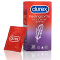 Durex Feeling Extra Prezerwatywy super nawilżane cienkie 10 szt.