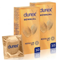  Durex Sensual Prezerwatywy super cienkie delikatne nawilżane 2x 10 szt.