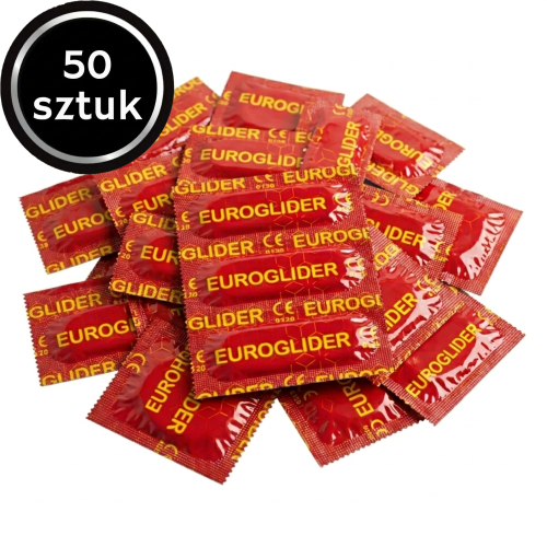 Prezerwatywy cienkie klasyczne EUROGLIDER 50 szt.