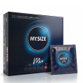 MY.SIZE MIX prezerwatywy dopasowane do obwodu rozmiar 64 mm cienkie smakowe prążkowane 28 szt.