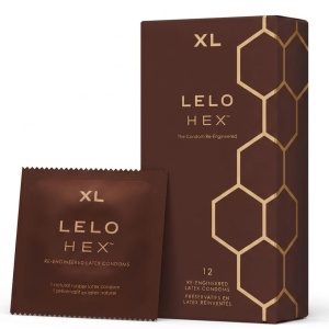 Prezerwatywy Lelo Hex Respect XL Większy Rozmiar cienkie 12 szt.