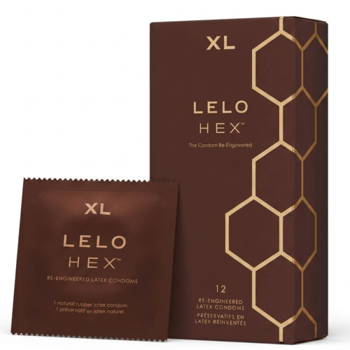 Prezerwatywy powiększone Lelo Hex Respect rozmiar XL cienkie 12 szt.