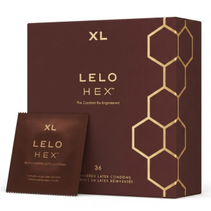 Prezerwatywy Lelo Hex Respect XL Większy Rozmiar cienkie 36 szt.