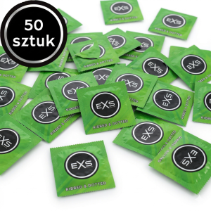 Prezerwatywy prążkowane EXS Extreme z wypustkami stymulujące 50 szt.
