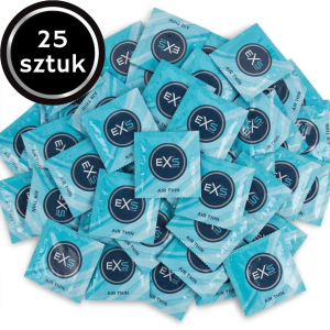 Prezerwatywy ultra cienkie EXS Air Thin najcieńsze nawilżane 25 szt.