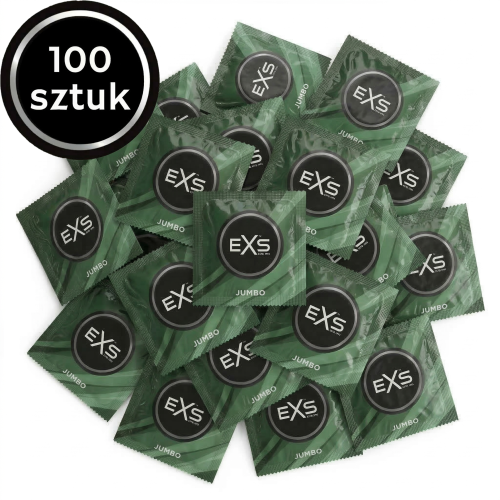 Prezerwatywy XXL EXS Jumbo duży rozmiar większe dłuższe 100 szt.