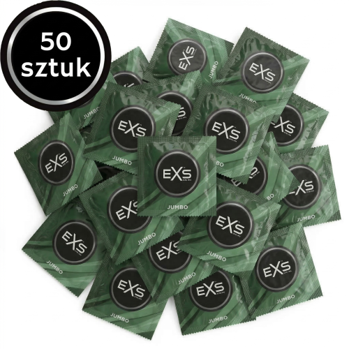 Prezerwatywy XXL EXS Jumbo duży rozmiar większe dłuższe 50 szt.