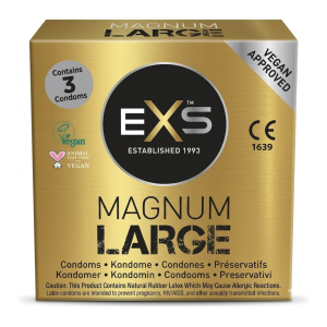  Prezerwatywy XL EXS Magnum duży rozmiar cienkie 3 szt.
