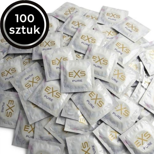 Prezerwatywy cienkie EXS Pure wegańskie eko 100 szt.