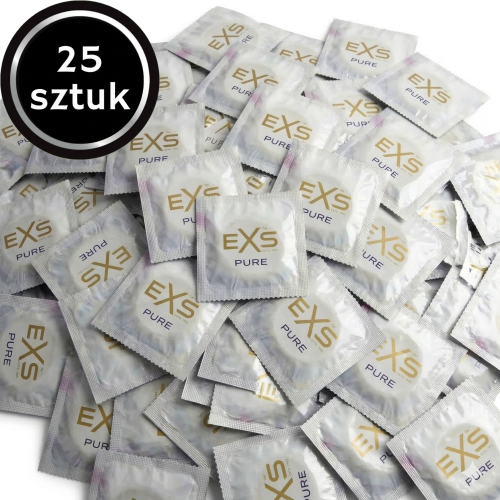 Prezerwatywy cienkie EXS Pure wegańskie eko 25 szt.
