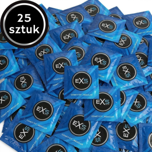 Prezerwatywy EXS Regular cienkie klasyczne nawilżane 25 szt.