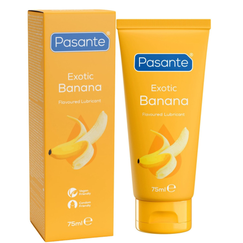 Żel Intymny Pasante Smakowy Bananowy Oralny Nawilżający Lubrykant 75ml