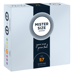 Prezerwatywy dopasowane do obwodu MISTER SIZE 53 mm 10 sztuk - uszkodzone opakowanie
