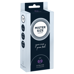 Prezerwatywy dopasowane do obwodu MISTER SIZE 69mm 10 sztuk - uszkodzone opakowanie