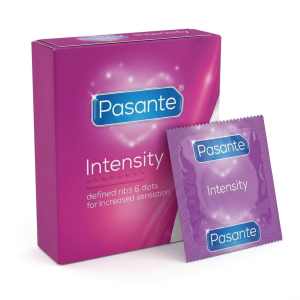 Prezerwatywy Pasante Intensity Prążki Wypustki Stymulujące Intensywne 3 szt.