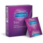 Prezerwatywy Pasante Trim Wąskie Ściśle Przylegające Dopasowane Komfort 3 szt.