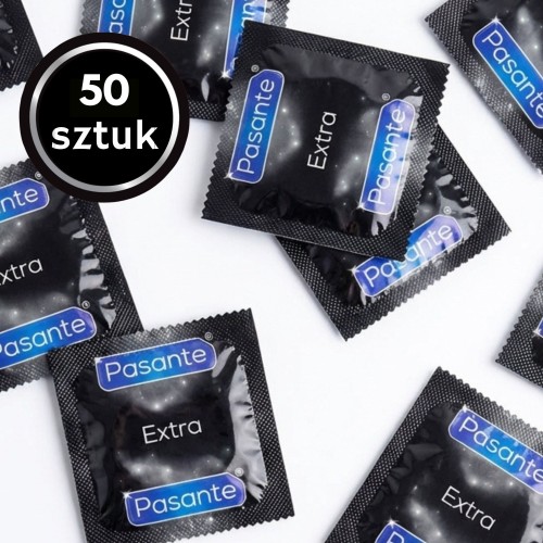  Prezerwatywy pogrubione Pasante Extra nawilżane  50 szt. 