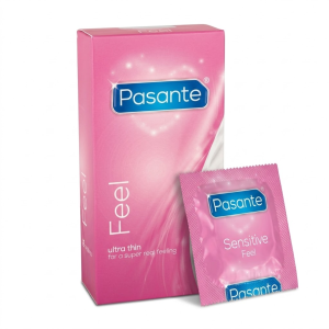 Prezerwatywy Pasante Sensitive Cienkie Dopasowane Naturalne Doznania 12 szt.