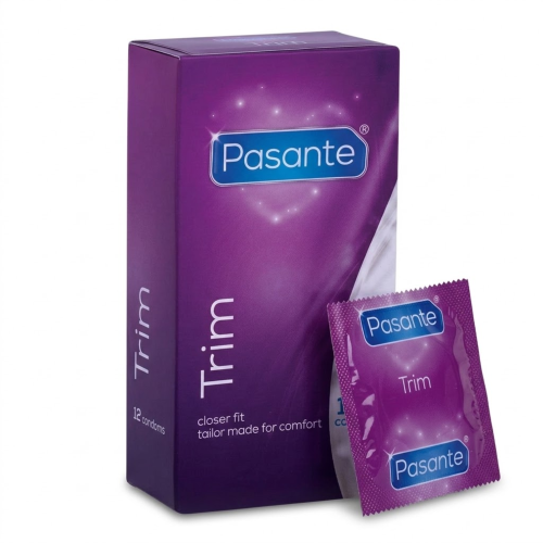 Prezerwatywy ściśle przylegające Pasante Trim nawilżane 12 szt.