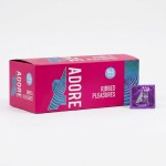 Pasante Adore Ribbed Pleasures Prezerwatywy Prążkowane Intensywna Przyjemność 144 szt.