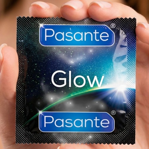 Prezerwatywy świecące w ciemności Pasante Glow cienkie nawilżane 1 szt.