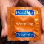 Prezerwatywy Rozgrzewające Prążkowane Pasante Warming Stymulujące 1 szt.