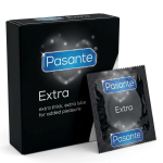 Pasante Extra Prezerwatywy Pogrubiane Mocne Nawilżane Wzmocnione Bezpieczne 3 szt.