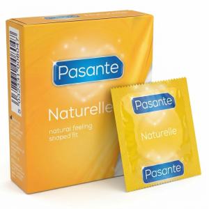 Klasyczne Lateksowe Pasante Naturelle Prezerwatywy Nawilżane 3 szt.