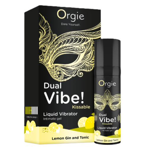 Orgie Gin Tonic Żel Intymny Smakowy Cytryna Mrowienie Wibracje 15ml
