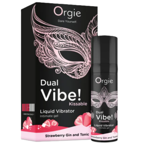 Orgie Strawberry Gin Tonic żel intymny smakowy z efektem mrowienia 15 ml