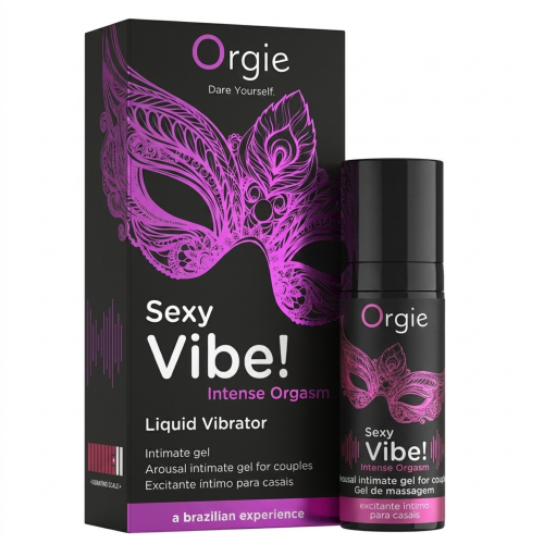 Orgie Sexy Vibe Płynny Wibrator Żel Potęgujący Orgazm 15 ml