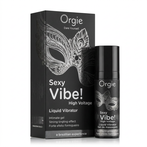 Orgie Sexy Vibe High Voltage żel intymny stymulujący wibrator w płynie 15 ml