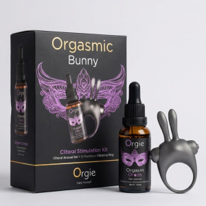 Orgie Clitoral Stimulation Kit Stymulator Króliczek + Krople do Łechtaczki Zestaw