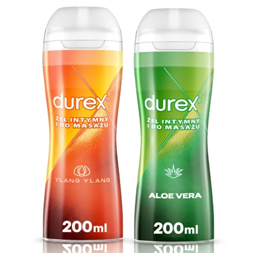 Durex żel intymny nawilżający i do masażu Aloe Vera i Ylang Ylang 