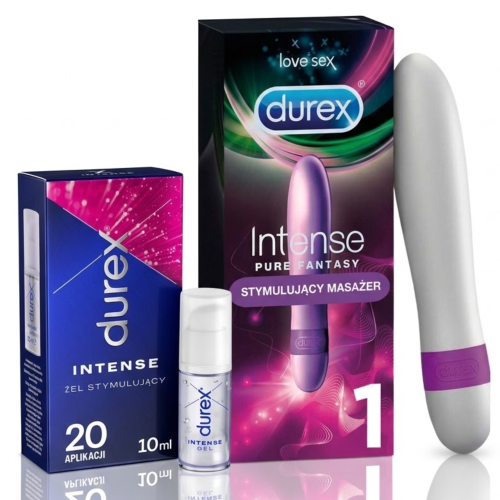 Durex Intense żel intymny stymulujący 10 ml i wibrator Pure Fantasy